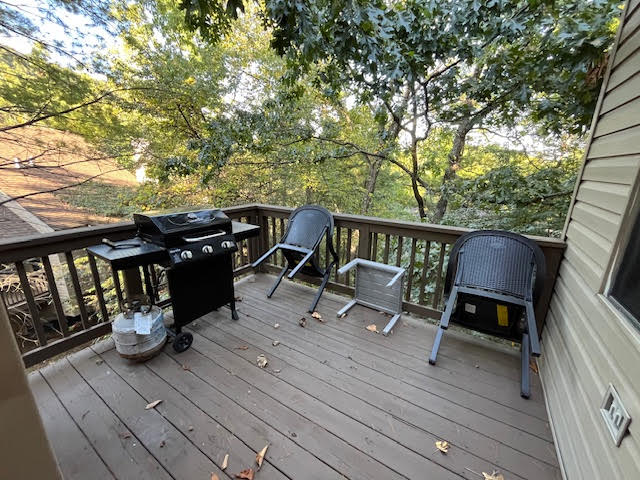 Massanutten Shenandoah Villas deck and grill